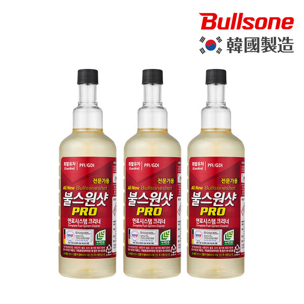 【超值3入】勁牛王 Bullsone 汽油車燃油添加劑 Pro（6合1）