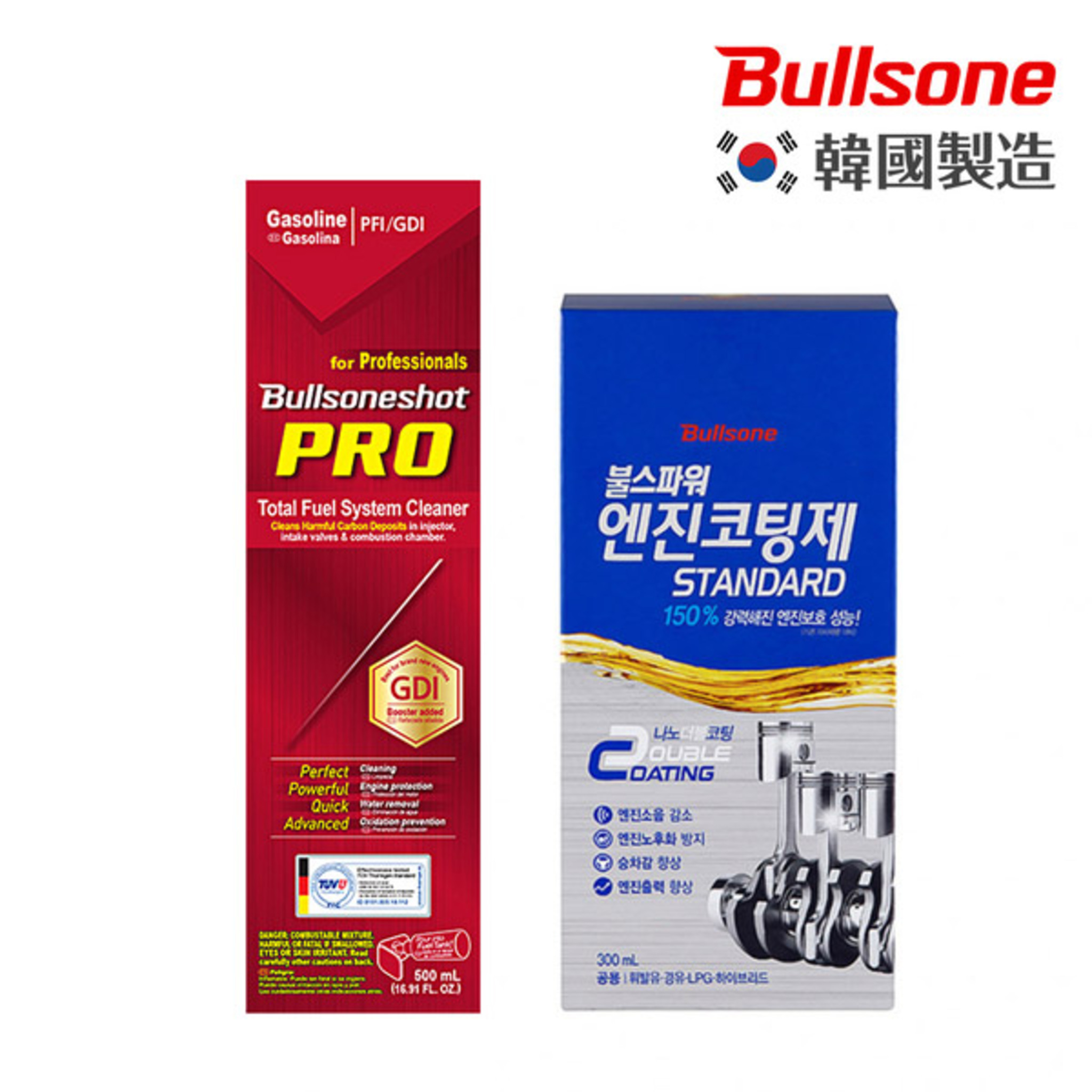 【超值組合】勁牛王 Bullsone 燃油添加劑 Pro+奈米碳機油添加劑