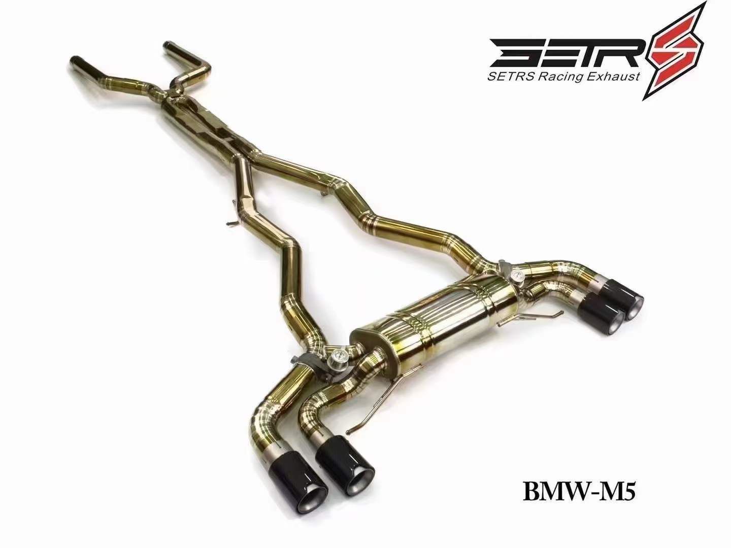 BMW F90 M5排氣管中尾段 不鏽鋼 / 鈦合金 / 客製化烤色