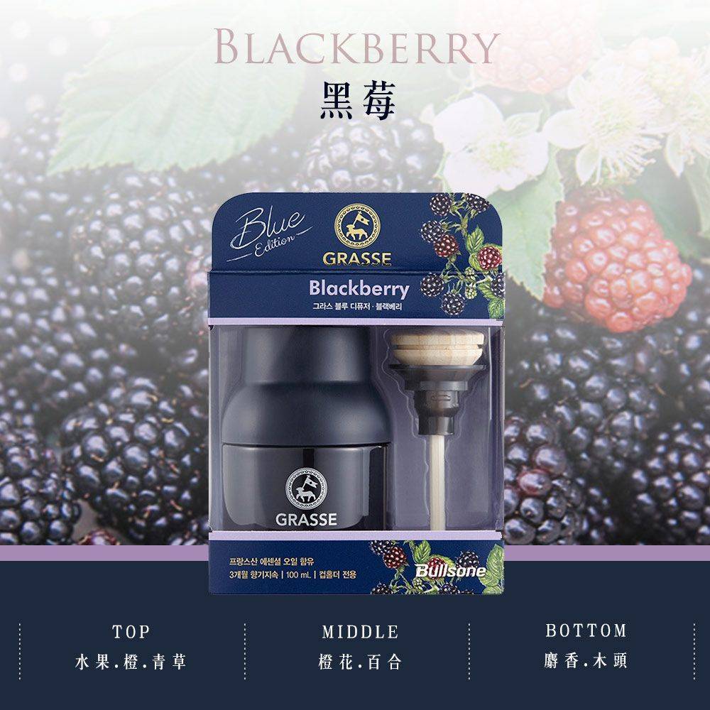 格拉斯藍調松木天然香水(黑莓)